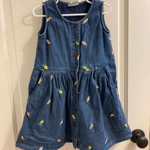 Hanna Andersson sz 5 ice cream embroidered  dress